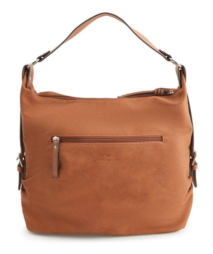 TOM TAILOR Caia Damen Hobo Bag Schultertasche Mittelgroß Cognac Braun